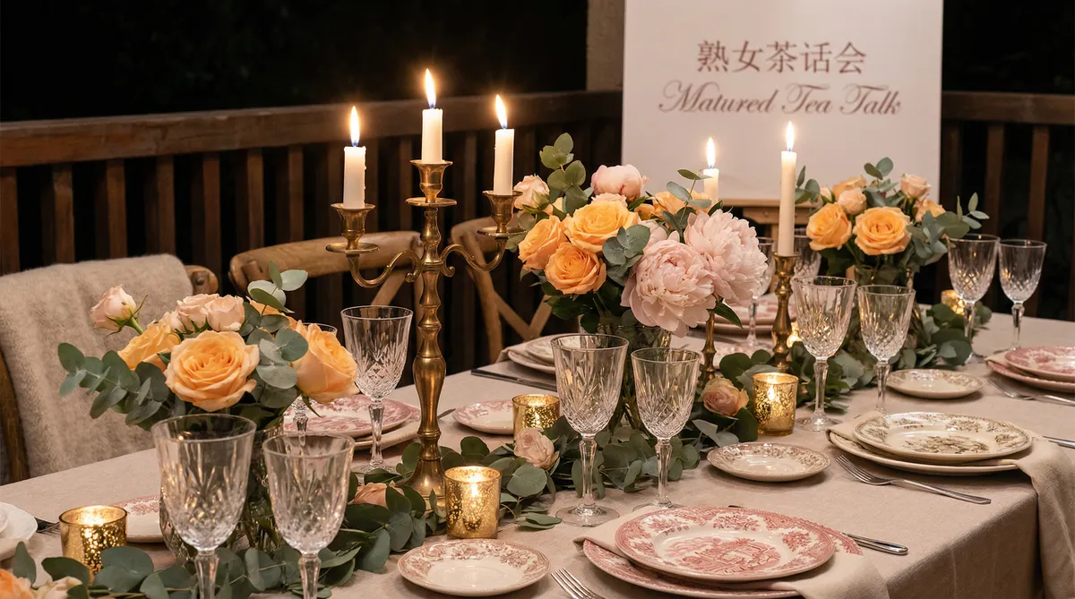 温馨的家庭晚餐聚会场景